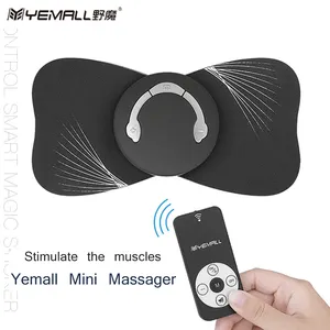 Wireless Ems Decine Rilievo di Massaggio Del Corpo ABS PC del Gel DELL'UNITÀ di elaborazione Supporto Tecnico On-Line di Controllo A Distanza, wireless Ems Decine 25 Minuti 40*40mm