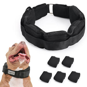 Collier d'entraînement réglable en nylon réfléchissant et polyester pour grands chiens – Équipement moderne de fitness pour animaux de compagnie avec fonctions d'entraînement lesté - Product Image 2