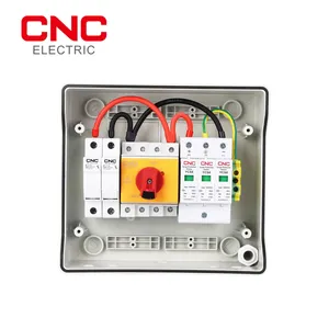 IP66ไฟฟ้า CNC 2/2 1000V 2สตริงในกล่องคอมไบเนอร์2ออก PV