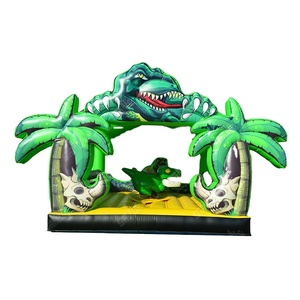 Juego Mecánico Inflable de Dinosaurio para Desafíos Comerciales, Máquina de Montar Dinosaurio Loco Inflable en Venta - Product Image 1