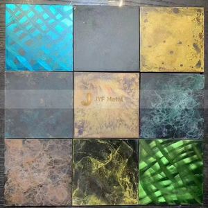 New Decorative Antique Stainless Steel <b>Plate</b> Wall Ceiling 304J1 Bending Cutting Welding JIS Standard No.4 <b>Surface</b> 304J1 Grade - Product Image 4