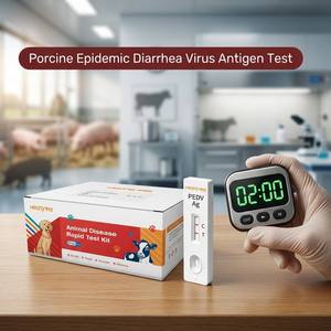 Kit di Test Rapido Integrato per la Bio Sicurezza Suina PEDV-Ag, Identificatore Affidabile dell'Antigene della <span class=keywords><strong>Diarrea</strong></span> Epidemica Porcina, Rilevamento Precoce - Product Image 1