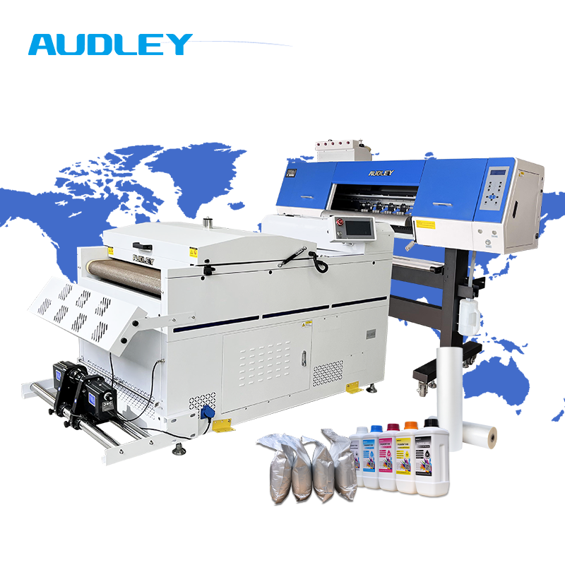 2 или 4 головки I3200 цифровой принтер Audley DTF 60 см A3 ПЭТ пленка офсетная футболка DTF печатная машина встряхивание порошок DTF принтер I3200