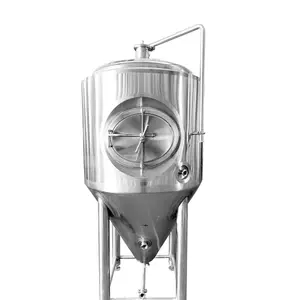 Beer Fermentation Tank,Conical Fermenter With Side Manhole