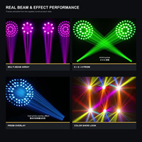 LA-Proaudioinc 250W Beam Moving Head Light Dual Prism DMX512 pour DJ Club Mariage Scène