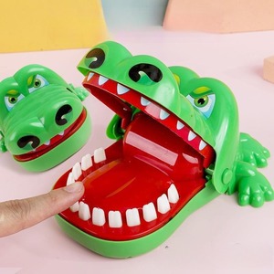 Bàn nhựa lớn cứng hàng Cá Sấu Cắn ngón tay đồ chơi cha mẹ trẻ em khéo léo khai thác răng Trò chơi giáo dục - Product Image 1
