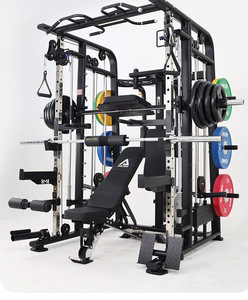 Smith Machine Multifunzione di Livello Commerciale con Squat Rack e Attrezzatura per Allenamento di Forza per Uso Domestico e in Palestra - Product Image 2