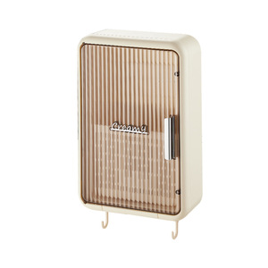 Creamy Wall Mounted Chopstick <b>Holder</b> With Lid L Size Draining Rack For Kitchen Storage - Product Image 4