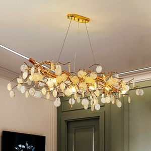 Chaîne en cristal de luxe Led lustre ménage suspension éclairage <span class=keywords><strong>italien</strong></span> branche d'<span class=keywords><strong>arbre</strong></span> lustre en cristal - Product Image 1