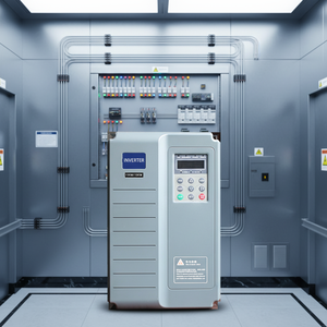Convertidor de Frecuencia Variable de Alta Eficiencia 380V Trifásico 7.5-18.5KW VFD Diseñado Especialmente para Ascensores Serie LC520 - Product Image 1