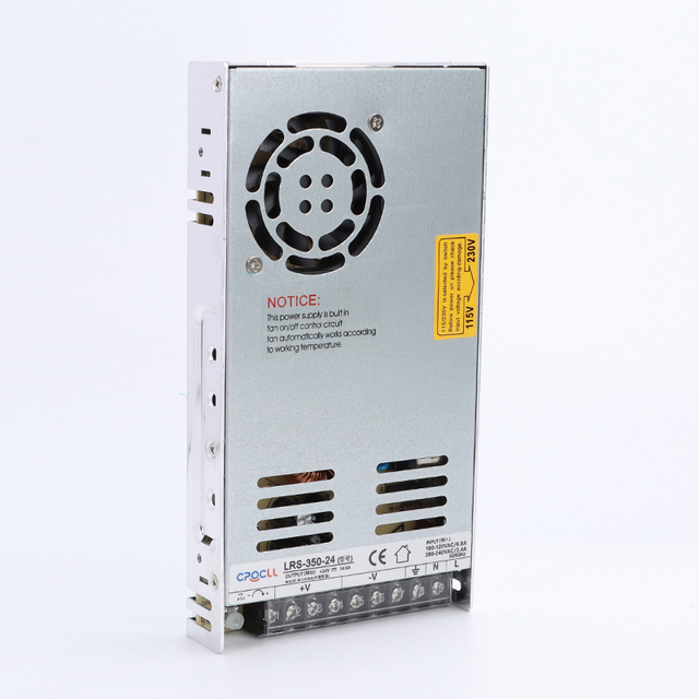 Electronic AC-DC Switching Power Supply Module LRS-350-24 350W CE/RoHS for -10-50C Industrial Use