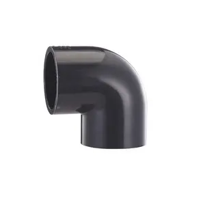 PVC Water Supply Elbow Fittings UPVC Plastic Pipe Fittings 45 And 90 Degree Elbow