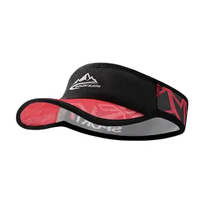 2024 outdoor sports hat men mesh breathable sports visors hats absorb sweat quick-dry running sun visor cap