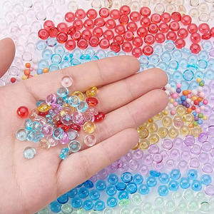 Accessoires de bricolage de qualité supérieure, boue de cristal, colle à bulles, jouet à presser bruyant, perles de slime acrylique multicolores - Product Image 1