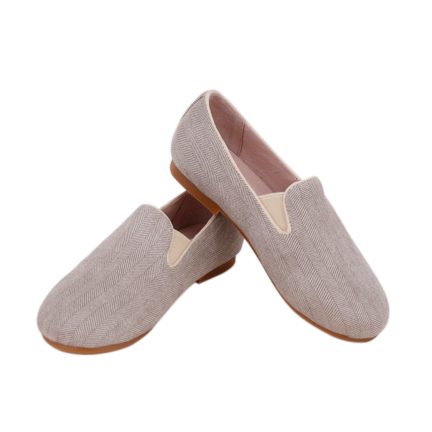 Hot sale fashion luxury Princess girl Full Grain Leather flat dress shoes children Slip on causal loafers