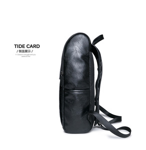 Style rétro nouvelle arrivée sac à dos en cuir Pu pour hommes voyage d'affaires sac à dos pour ordinateur portable pour étudiants sac à dos - Product Image 3