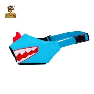 Custom High-end Pet Supplies Protective Face Muzzle Chewing Adjustable Breathable Dog Muzzles