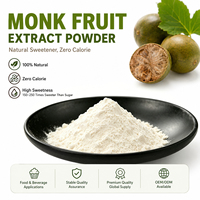 Voedingsmiddelkwaliteit Zuivere Monniksvrucht Extract Mogroside V 50% Caloriearm Niet-GMO Keto Suikervervanger Zoetstof Poeder