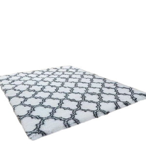 <span class=keywords><strong>Alfombra</strong></span> Rectangular de pelo largo de lujo al por mayor, alfombrilla de alta calidad Tie-Dye a rayas, textiles modernos para el hogar, alfombras para sala de estar y dormitorio - Product Image 6