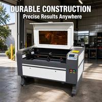 Machine de découpe/gravure laser CO2 9060 à haute précision pour bois et papier, refroidissement par eau, en stock, livraison rapide, directement de l'usine 2