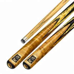 Queue de billard Omin en bois de frêne nord-américain, fabriquée à la main, pour joueurs professionnels de plus de 10 ans, avec fût en frêne séché à l'air, taille S - Product Image 4