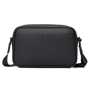 Sac de poitrine en PU à la mode pour homme, sac à bandoulière multifonctionnel, durable, imperméable, portable, avec fermeture éclair USB, disponible en plusieurs couleurs - Product Image 4