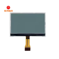 Modul LCD FSTN COG12864-F 128*64 Dot Matrix dengan Backlight Putih, Driver ST7565R, 3V Transflektif