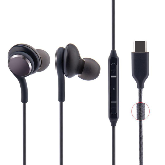 AKG Type-C In-Ear Headphones for S9-S22 Hi-Fi Stereo Noise Cancellation & IPX7 Waterproof