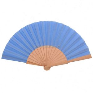 Personalize Wooden Made Fans Custom Printed Logo Folding High Quality Personalized Wood Hand Held Advertising Fan - Product Image 4