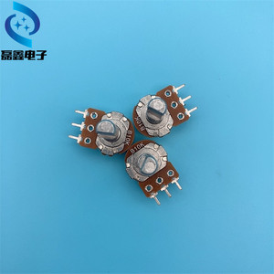 โพเทนชิโอมิเตอร์แบบหมุน H Electronic Components รุ่น 148 ขนาด 25 มม. แกนครึ่งวงกลม B10K 50K 100K ปรับค่าได้ด้วยลูกบิดเดี่ยว - Product Image 4