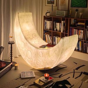 Lampe LED en forme de croissant imperméable, moderne, alimentée par énergie solaire/batterie, pour <span class=keywords><strong>salon</strong></span>, chambre à coucher, zone de loisirs, décoration intérieure créative - Product Image 2