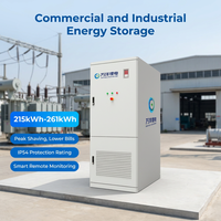 Sistema de Almacenamiento de Energía para Exteriores Todo en Uno de 261KWH 215KWH IP54, Sistema de Almacenamiento de Energía Industrial y Comercial