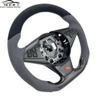 Volant en cuir suédé et fibre de carbone sur mesure Ever-Carbon Racing ECR pour BMW M6