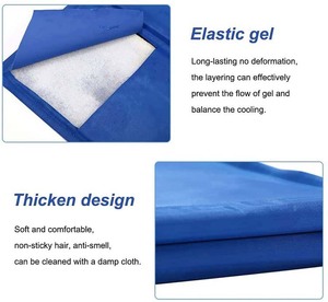 Tappetino Rinfrescante per Cani di Taglia Grande Personalizzato Moderno Reversibile in Nylon Impermeabile Lavabile con Gel Motivo Solido per Cani e Gatti - Product Image 5