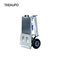 Chariot à plateforme électrique pliable en alliage d'aluminium robuste de qualité supérieure pour atelier, fabriqué en Chine