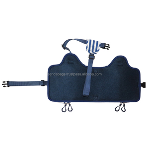 Custom Wholesale <b>Dog</b> Harness Backpack High Quality Nylon Polyester Plastic Striped Adjustable <b>Button</b> Closure Custom Logo Outdoor - Product Image 5