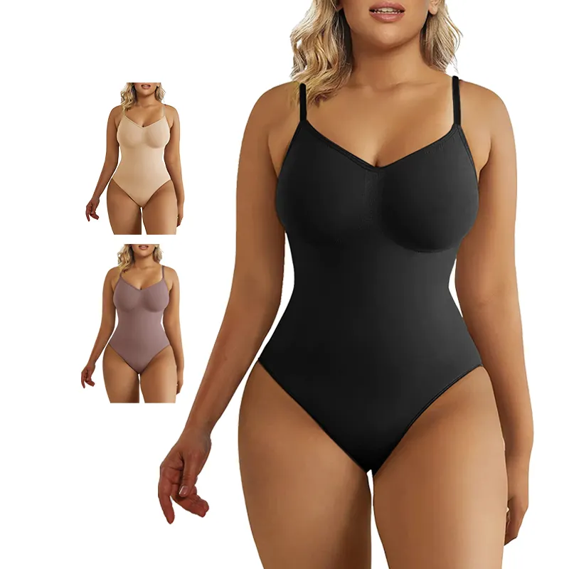 Custom Logo Plus Size Fajas Shape Wear for Women Bodysuit Butt Lifter Body Shaper Tummy Control colombianas shapewear