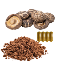 Extracto de hongo Shitake orgánico de alta calidad 30% Polisacáridos Polvo de hongo Shiitake