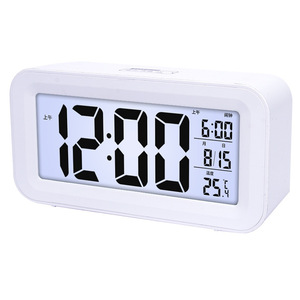 Electronic Alarm <b>Clock</b> Rectangular 6mm Single-Sided <b>Digital</b> Display For Students Bedroom Desk Use Back To School - Product Image 2