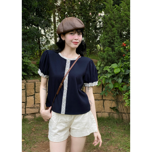 Camiseta de Negocios de Manga Larga para Mujer, Estilo Coreano, Color Sólido, Corte Ajustado, Calidad Premium, Hecha en Vietnam - Product Image 1