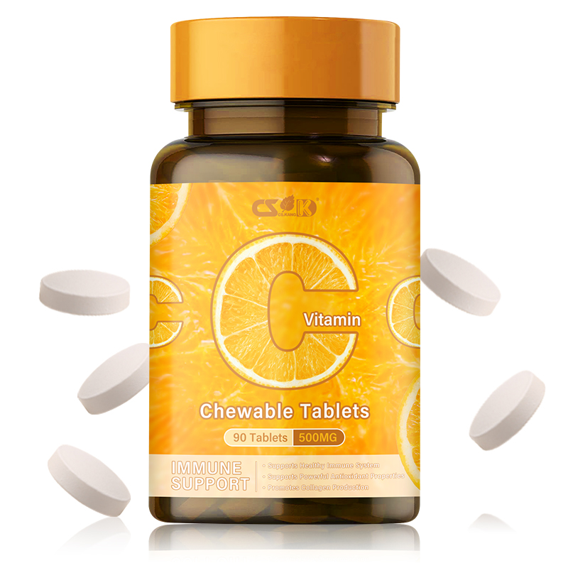 Chewing Tablets High Quality Dietary Supplement Immune Support Supplement Antioxidants Skin Whitening Vitamin c Chewable Tablets