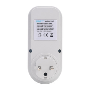 Liu Yi LYS-1-VAE Metering Socket 16A EU Plug Over Under Voltage Protection Electricity Metering Household Protective Socket - Product Image 4