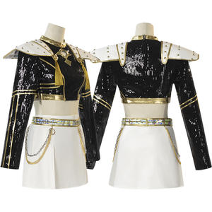 Costume de chasseur de démons K-Pop pour enfants, jupe Zoey & Rumi & Mila, polyester, unisexe, <span class=keywords><strong>kit</strong></span> de cosplay anime - Product Image 2