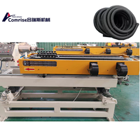 Máquina de tubería de plástico corrugado de segunda mano Línea de producción de tubería de conducto eléctrico corrugado de pared simple de PP PE PVC de alta velocidad.