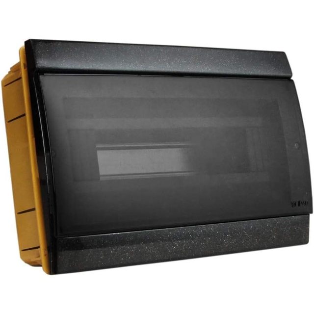 Marlanvil Modular Flush Mount Switchboard 10 14 Modules Smoked Door IP40 PC Material Easy Installation