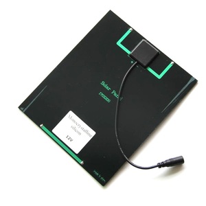 6W 12V Monocrystalline Painel Solar 170*200mm Epoxy Carregador Solar + DC5521 Bateria Clipe - Product Image 3