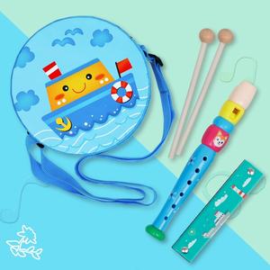 เครื่องดนตรีออร์ฟคุณภาพสูง สีฟ้า ชุด 8 ชิ้น อุปกรณ์ช่วยสอนดนตรีเพื่อการศึกษาปฐมวัยและนักเรียน - Product Image 4