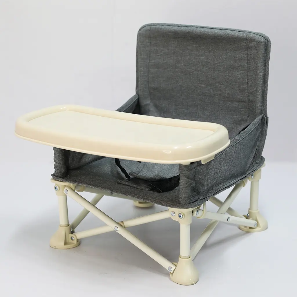Taşınabilir katlanabilir hızlı kolay kat kompakt açık bebek besleme yeme koltuk Booster sandalye seyahat yemek için