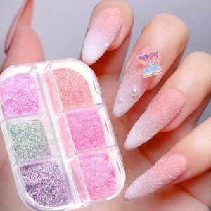 Rose <span class=keywords><strong>sucre</strong></span> sable Nail Art paillettes ensemble Micro frottement ongles poudre Pigment pour <span class=keywords><strong>manucure</strong></span> <span class=keywords><strong>sucre</strong></span> <span class=keywords><strong>effet</strong></span> miroitant poussière - Product Image 1