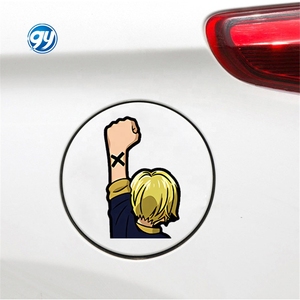 Un pezzo Anime scimmia D Luffy auto adesivo gratta e vinci Roronoa Zoro Sanji adesivo decorativo giocattolo per bambini regalo di compleanno - Product Image 6